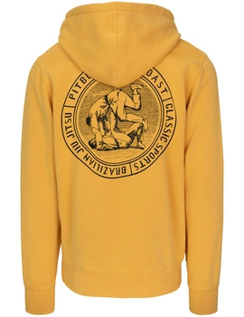 Bluza PIT BULL WASHED VINTAGE BJJ washed yellow rozpinana