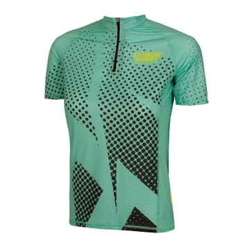 Koszulka rozp. biegowa damska EXTREME HOBBY HALFTONE miętowy