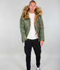 Kurtka ALPHA INDUSTRIES N3B VF 59 oliwkowa (sage green) 103141 01