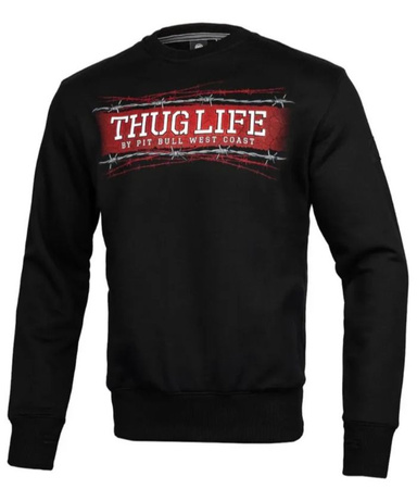 Bluza PIT BULL THUG LIFE czarna prosta