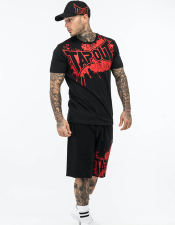 T-shirt TAPOUT SPLASHED czarny