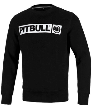 Bluza PIT BULL HILLTOP TERRY czarna prosta