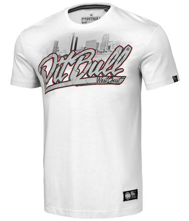 T-shirt PIT BULL SAN DIEGO DOG 23 biały