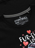 T-shirt damski PIT BULL  FUR EVER LOVE WMN czarny