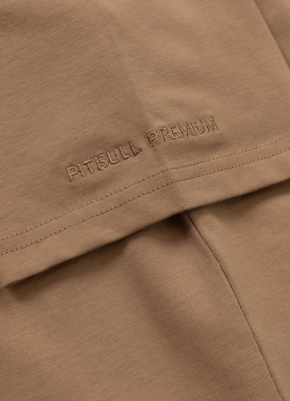 T-shirt PIT BULL MINIMAL 190 spandex brązowy (coyote brown)