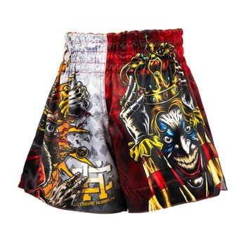 Spodenki muay thai kids EXTREME HOBBY KILLER CARDS 2 czerwony