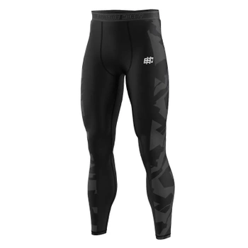 Legginsy męskie  EXTREME HOBBY BOLD BOXING czarny