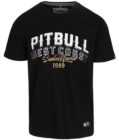 T-shirt PIT BULL SANTA MUERTE czarny