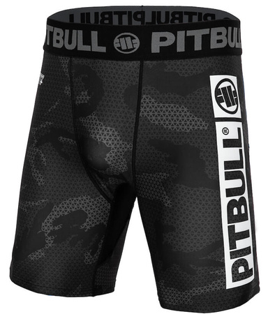 Spodenki kompresyjne PIT BULL NET CAMO HILLTOP 2 all black camo