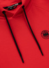 Bluza PIT BULL DOGWOOD czerwona (fluo red) kaptur