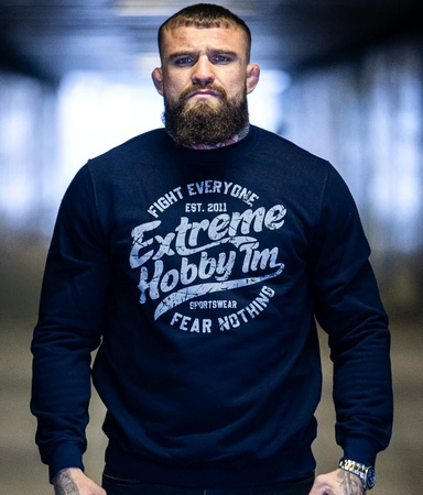 Bluza EXTREME HOBBY WHEEL prosta granatowa