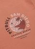 T-shirt PIT BULL PLANET SURF łososiowy (pale salmon)