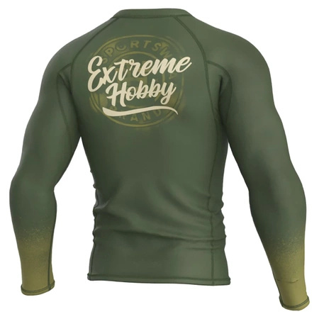 Longsleeve rashguard EXTREME HOBBY BADGE khaki