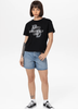T-shirt damski PIT BULL Oversize LOYAL WMN czarny