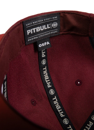 Czapka PIT BULL SNAPBACK PITBULL YP bordowa