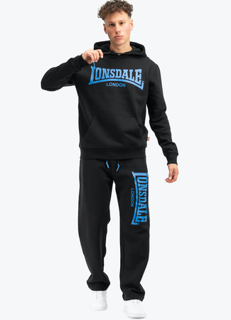 Bluza LONSDALE CHATSWORTH czarna kaptur