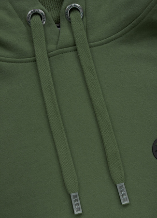 Bluza PIT BULL SMALL LOGO oliwkowa (dark olive) kaptur
