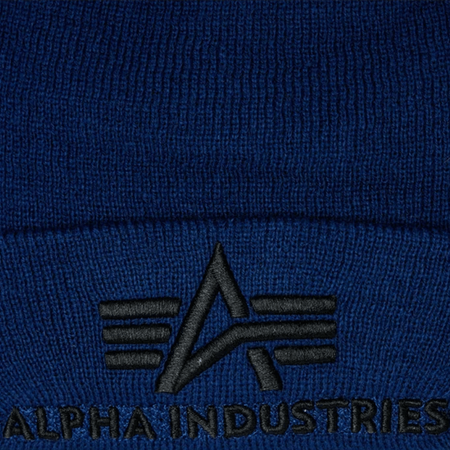 Czapka zimowa ALPHA INDUSTRIES 3D granatowa (rep.blue) 168910 07