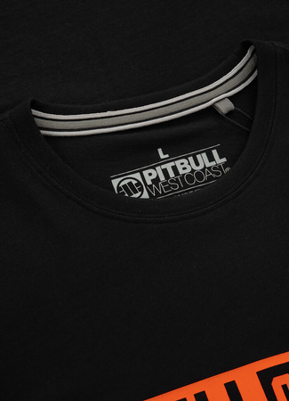 T-shirt PIT BULL PITBULL EIGHTY NINE DOG czarny