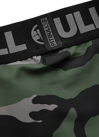 Spodenki PIT BULL COMPRESSION CROSS CAMO woodland camo