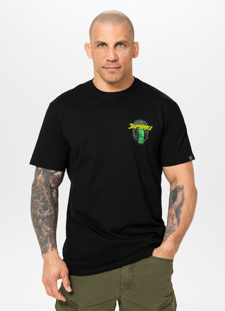 T-shirt PIT BULL BJJ FIGHT DVSN czarny