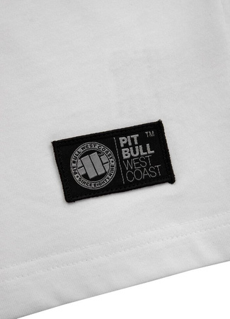 T-shirt PIT BULL REGULAR FIT OLDSCHOOL LOGO biały