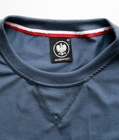 T-shirt ULTRAPATRIOT MODEL SN1 niebiesko/szary