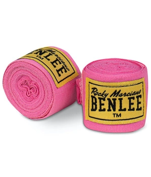 Bandaże bokserskie, owijki BENLEE ELASTIC 300 cm różowe