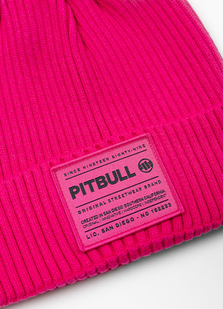 Czapka zimowa PIT BULL DOCK różowa (candy pink)