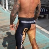 Legginsy męskie  EXTREME HOBBY GOLDEN WARRIOR czarny