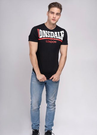 T-shirt LONSDALE CREATON czarny