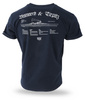 T-shirt DOBERMANS BATTLESHIPS TS224 granatowy