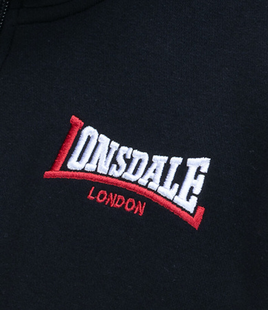 Bluza LONSDALE GRYFFIDAM czarna half zip