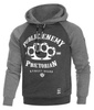 Bluza PRETORIAN PUBLIC ENEMY grafitowa kaptur