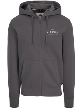 Bluza PIT BULL SAMPSON grafitowa rozpinana kaptur