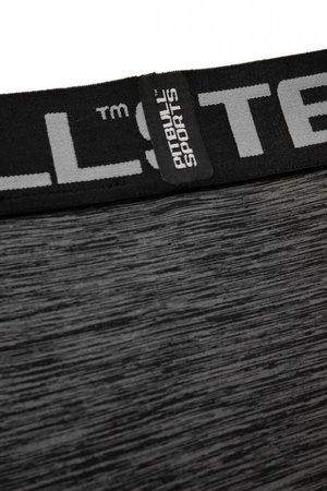 Leginsy PIT BULL SMALL LOGO grafitowe