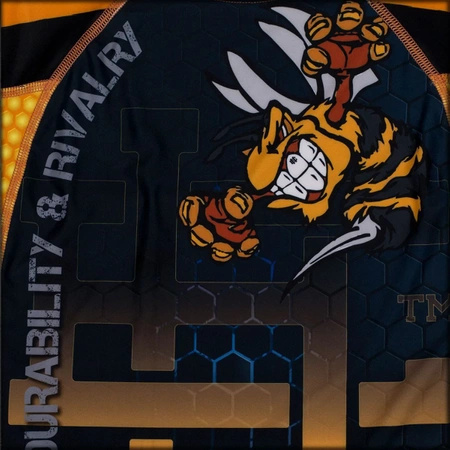 Short Sleeve Rashguard Kids Angry Wasp