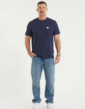 T-shirt PIT BULL SMALL LOGO 25 granatowy (dark navy)