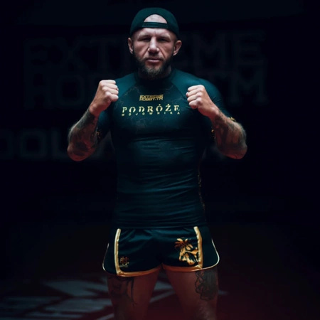 Spodenki Muay Thai Męskie PodrÓŻe Wojownika