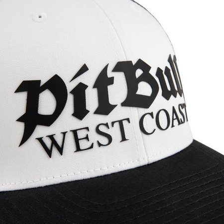 Czapka PIT BULL FULL CAP OLD LOGO biało-czarna