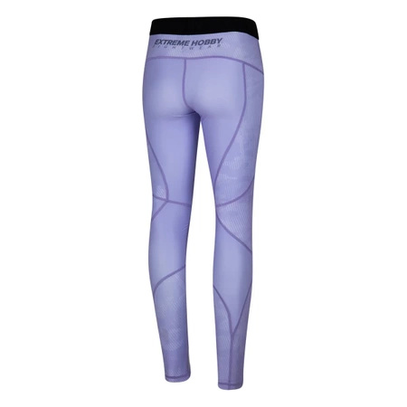 Legginsy sportowe damskie EXTREME HOBBY HAVOC liliowy