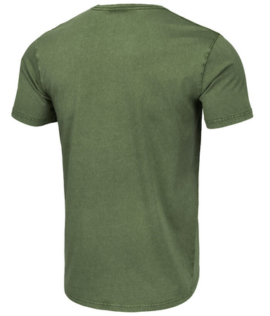 T-shirt PIT BULL Denim Washed  BRAND oliwkowy