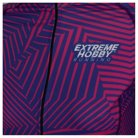 Bluza biegowa damska EXTREME HOBBY CALEIDOSCOPE  fioletowy
