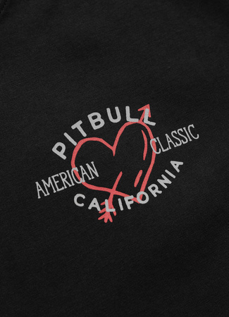 T-shirt damski PIT BULL Oversize HEART czarny