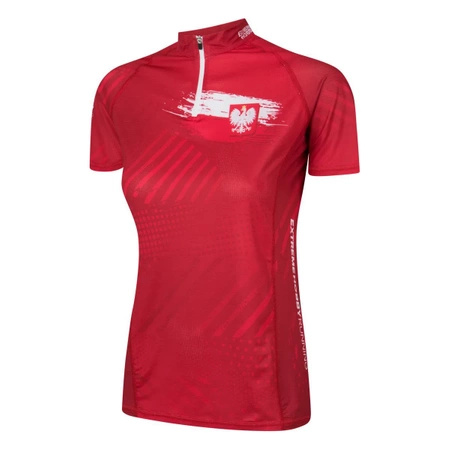 Koszulka Rozpinana Biegowa Damska Polska Prime