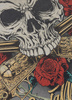 Bluza PIT BULL WASHED SANTA MUERTE major olive kaptur