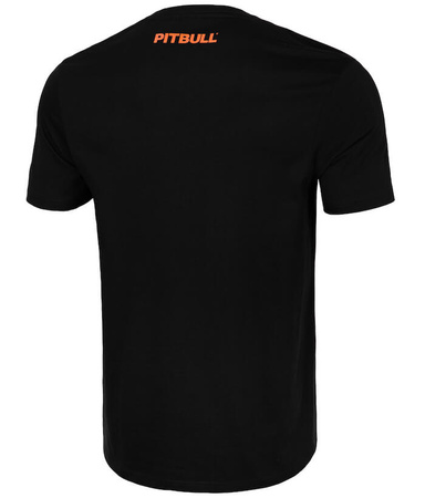 T-shirt PIT BULL ORANGE DOG 24 czarny