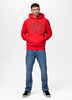 Bluza PIT BULL SO CAL fluo red kaptur