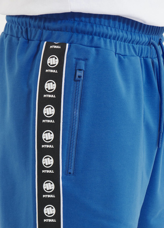 Spodenki PIT BULL Tricot Terry TAPE NUGGET niebieskie (electric blue)