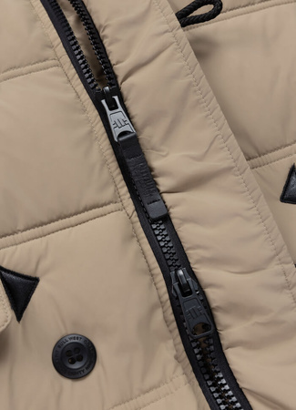 Damska kurtka parka PIT BULL QUEENSTON WMN dark sand